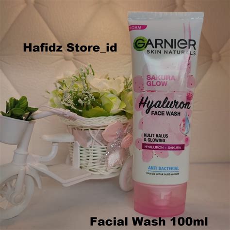 Jual Garnier Sakura Glow Hyaluron Face Wash Foam Sabun Cuci Muka Isi