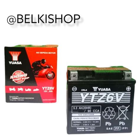 Promo Aki Motor Honda Beat Pop Iss Vario Pcx Ytz V Yuasa Mf