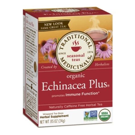 Traditional Medicinals Organic Echinacea Plus 20 S HealthQuest Ltd