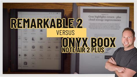 Remarkable 2 Vs Onyx Boox Note Air 2 Plus