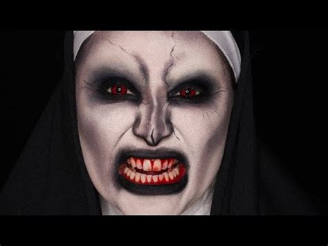 Maquiagem De Halloween Valak A Freira Youtube