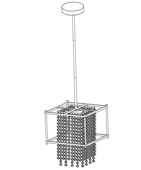 Yitahome Tlcfls Gold Crystal Square Chandeliers Instruction Manual