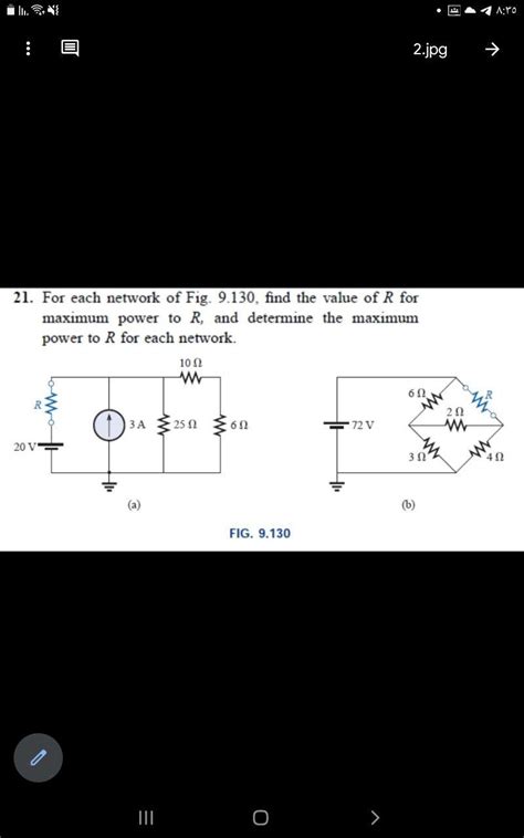 Solved ۸ ۳۵ 2 21 For each network of Fig 9 130 find Chegg