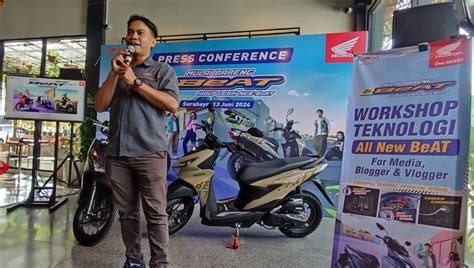 MPM Honda Jatim Gelar Workshop Teknologi All New Honda BeAT