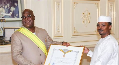 Le Pr Sident De La Rdc F Lix Tshisekedi Lev La Dignit De Grand