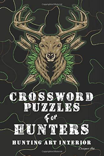 Crossword Puzzles For Hunters Hunting Themed Art Interior Fun Easy