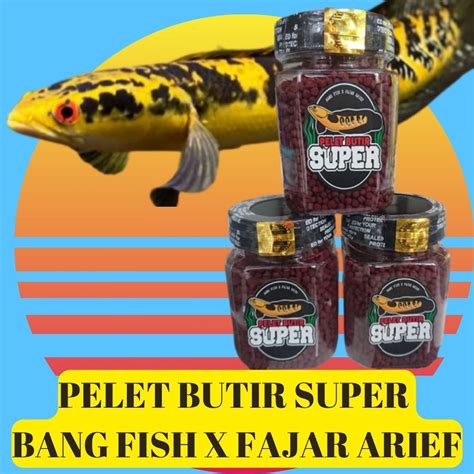 Jual Pelet Butir Super Bang Fish Repack Gram Butir Super Bang Fish X