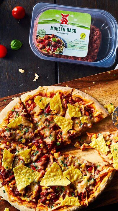 Tex Mex Pizza Mit Veganem M Hlen Hack R Genwalder M Hle