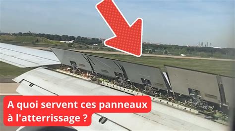 Les 3 RAISONS d utiliser ces spoilers sur un avion à l atterrissage