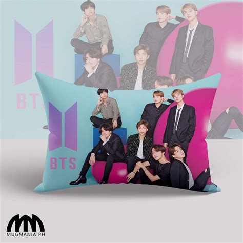 KPOP Mugmania Jungkook V Jimin Jin Suga RM JHope Pillows V7