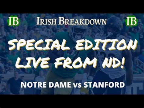 Irish Breakdown Live Show Notre Dame Breaking News Youtube