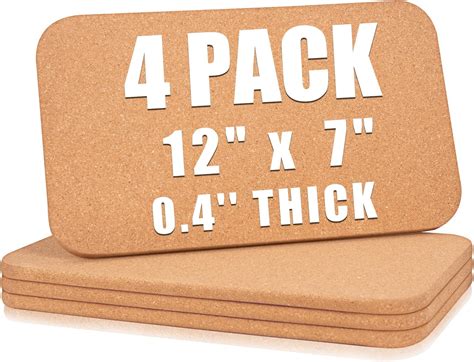 Amazon Cork Trivet Square Kitchen Hot Pads Placemat Corkboard For Hot Pot Pan Kettle