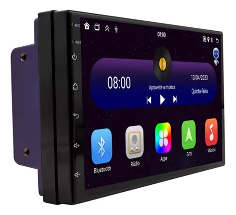 Central Multimidia Universal Android 13 Comando De Voz 2gb