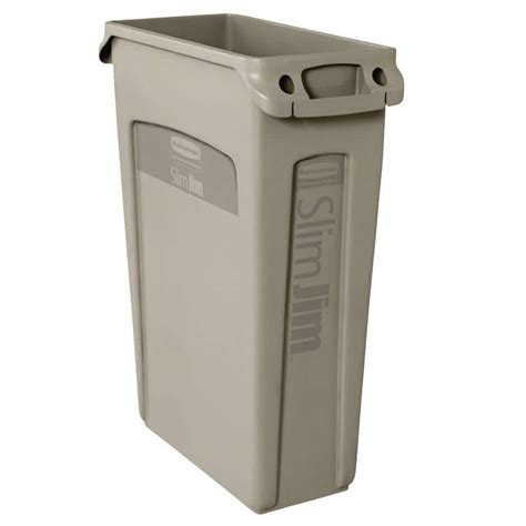 Reviews For Rubbermaid Commercial Products Slim Jim Gal Beige Space