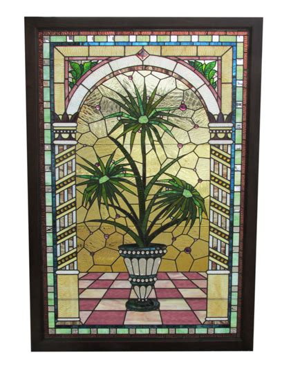 Palm Tree Stained Glass Pattern