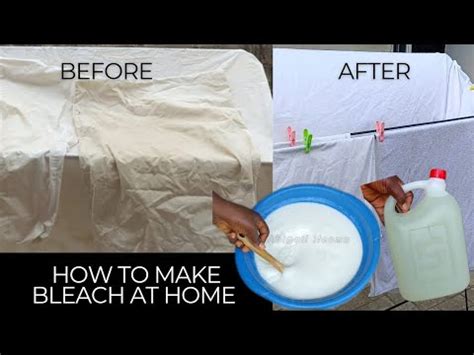 How To Make Bleach At Home In 2024 Full Recipe Easy For Beginners