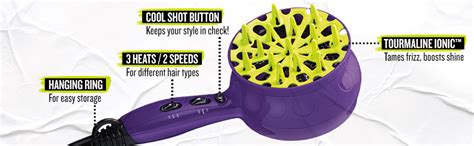 Bed Head Curls In Check 1875w Hair Diffuser Dryer Great