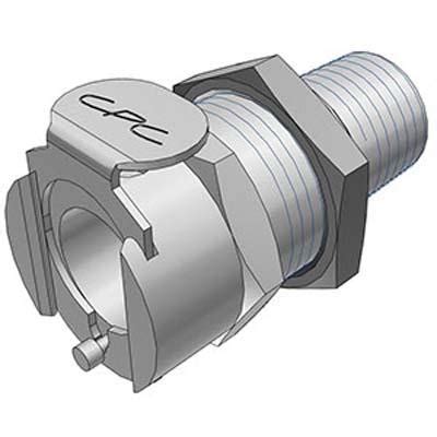 Coupleur DN 6 4 À Clapet Traversée de Cloison Fileté 1 4 NPT Laiton