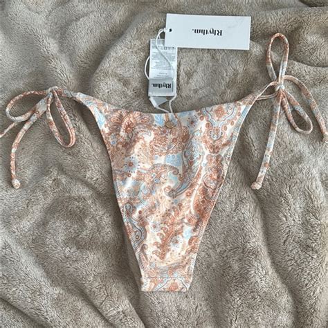 Rhythm Swim Rhythm Cream And Tan Bikini Bottoms Poshmark