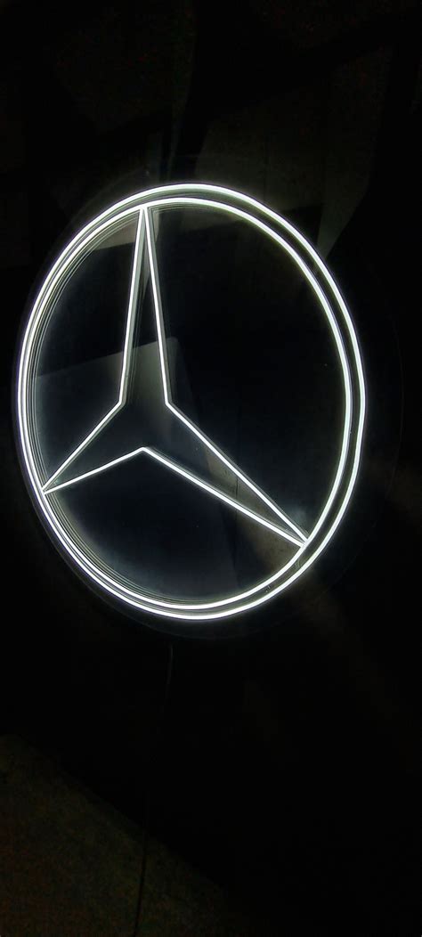 Mercedes Benz Neon Sign Mercedes Benz Neon Light Handmade Etsy