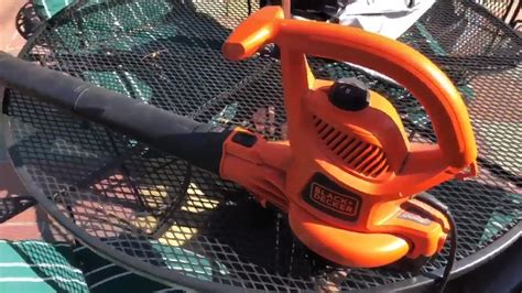 BLACK DECKER BV5600 Leaf Blower Vac Mulcher Demo Review YouTube