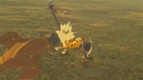 Baby Gold Lynel Vs Link Zelda Breath Of The Wild Youtube