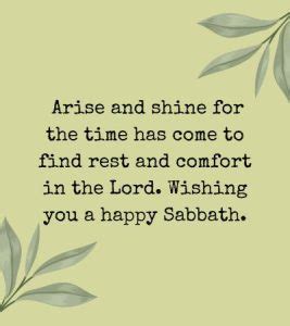 72 Happy Sabbath Wishes Messages Quotes 2024 Mzuri Springs