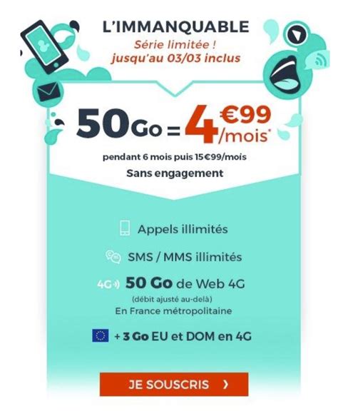 Bon Plan Cdiscount Mobile Un Forfait Mobile à 499 Euros Par Mois