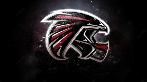 Black Background With An Atlanta Falcons Logo On It, Falcons Picture ...