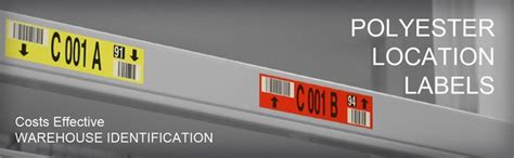 Asg Services Polyester Rack Location Labels Labels Rack Barcode