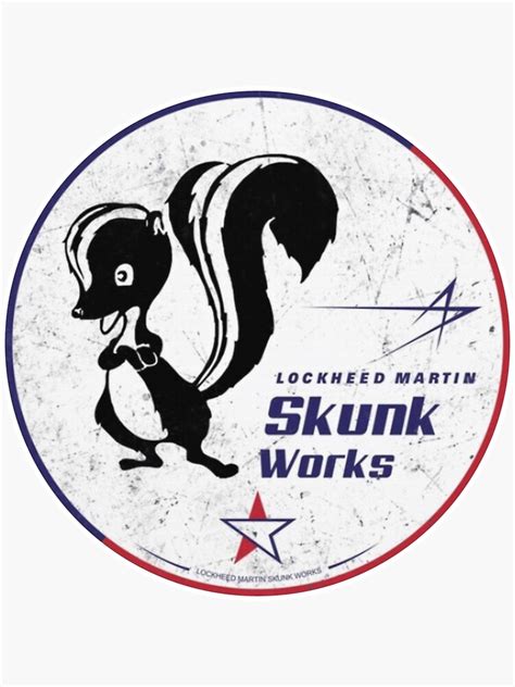 Skunk Works Sticker For Sale By Marielleabbott Redbubble