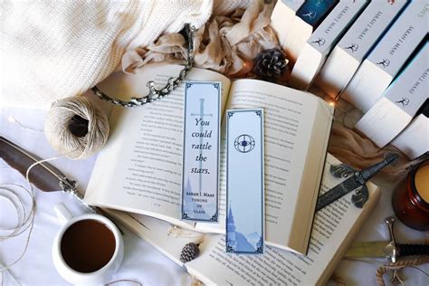 You Could Rattle The Stars Throne Of Glass Double Sided Bookmark Etsy