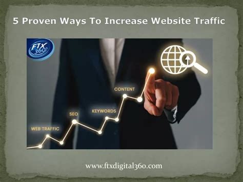 Ppt Proven Ways To Increase Website Traffic Powerpoint Presentation