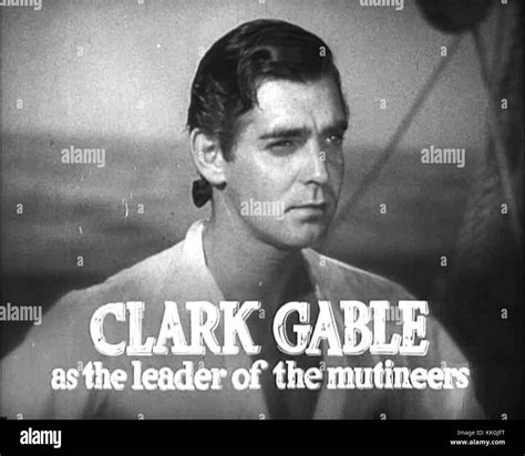 Clark gable mutiny bounty 9 Stock Photo - Alamy