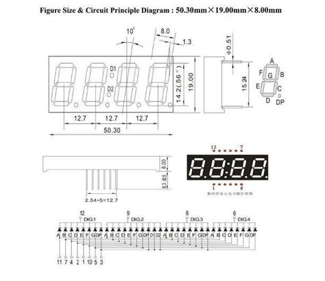 Tren triunfante Enfadarse conexion display 7 segmentos 4 digitos ...