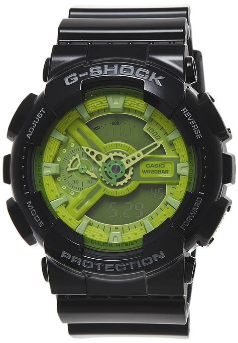 Buy G Shock Analog Digital Green Dial Mens Watch Ga 110b 1a3dr G284 Online At Low Prices In