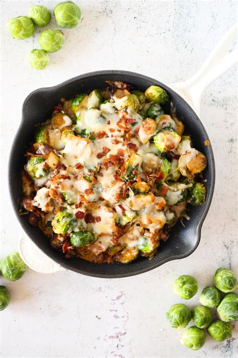 Delicious Keto Cheesy Brussels Sprouts Casserole