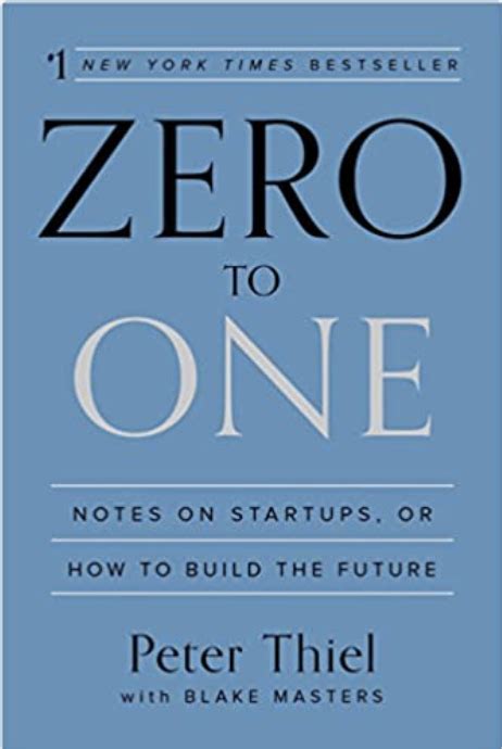 Book Review Zero To One By Peter Thiel Jemully Media