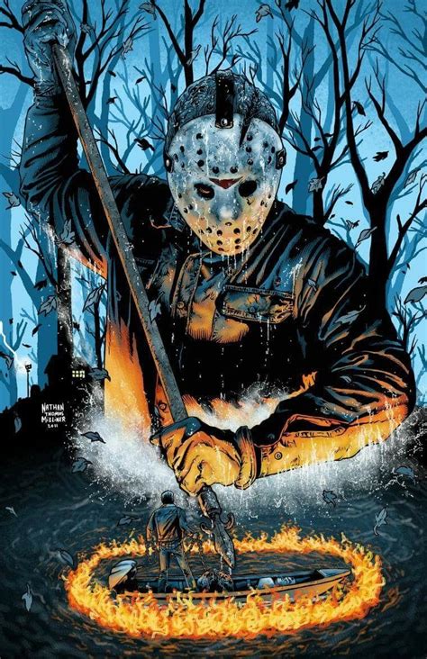 Jason Voorhees Friday The 13th Horror Posters Horror Movie Art Horror