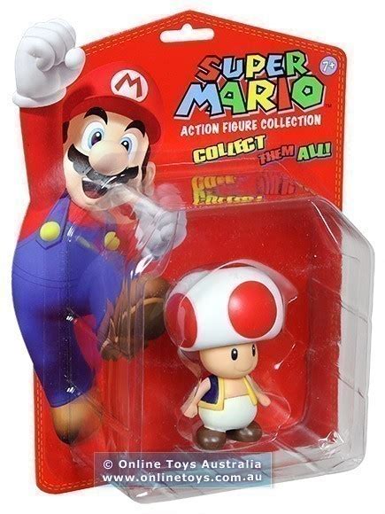 Super Mario Action Figure Collection 13cm Toad Online Toys Australia