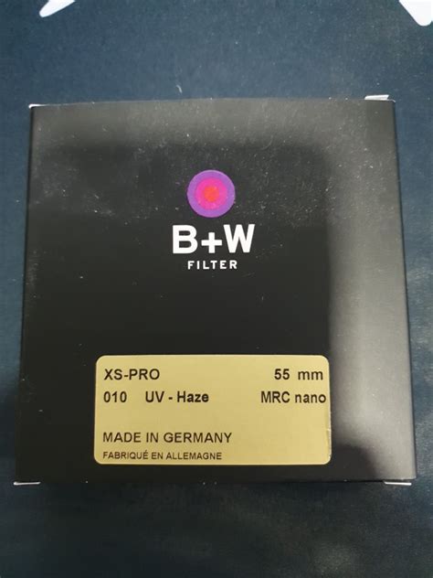 B W Xs Pro Uv Haze Mrc Nano Filter Lens Photography Cameras On