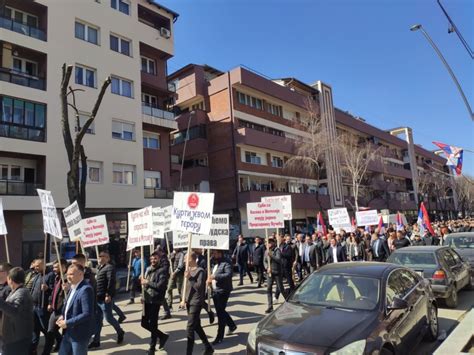 Po Eli Protesti Srba Na Kosovu Foto Video