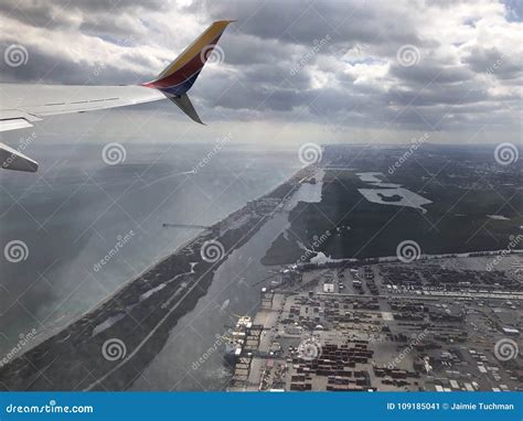 Aerial View Of Broward County Florida Stock Image Image Of Palm