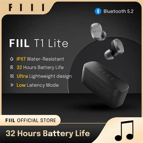 Fiil Auriculares Inal Mbricos T Lite Con Bluetooth Dispositivo De