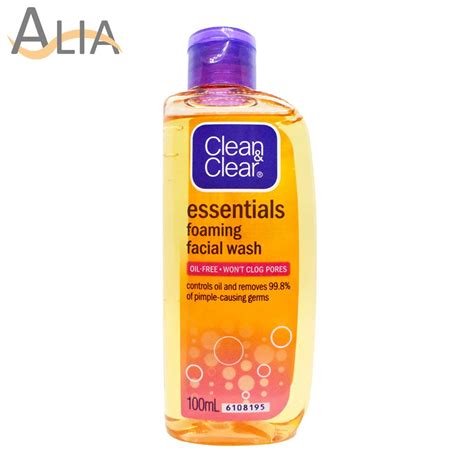 Clean Clear Essentials Foaming Facial Wash Oil Free Ml