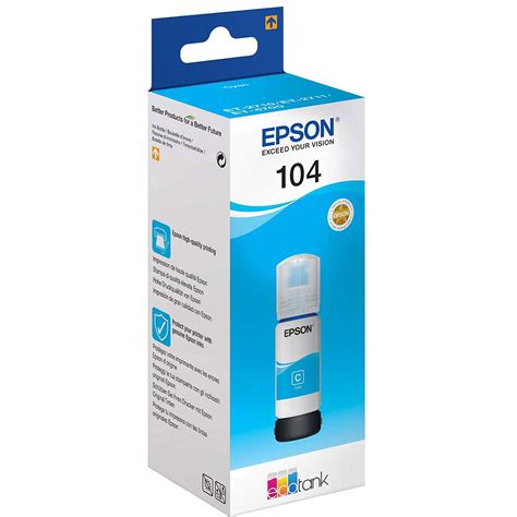 Epson Ecotank Cyan Cartouche Imprimante Ldlc