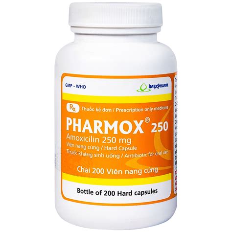 Thuốc Pharmox 250 Imexpharm điều Trị Các Chứng Nhiễm Khuẩn Viêm Xoang