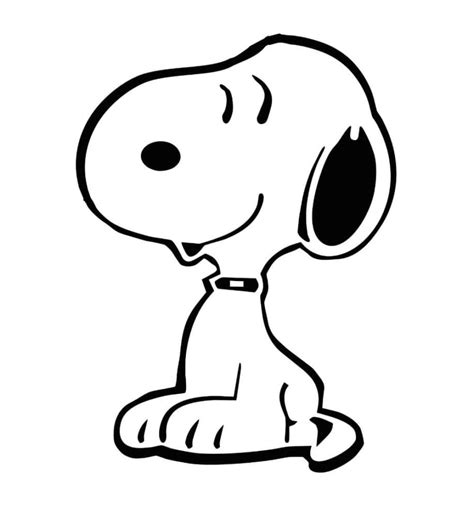 Coloriage Snoopy Mignon T L Charger Et Imprimer Gratuit Sur