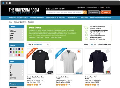 The Uniform Room West Midlands Media Web Design Portfolio