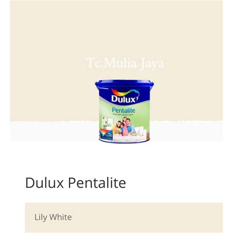 Jual DULUX PENTALITE Anti Bakteri CAT INTERIOR 44520 Lily White